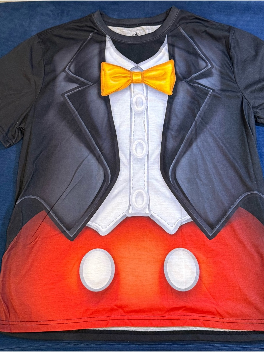 Disney Parks Mickey Mouse Costume Graphic Tee Men’s L EUC